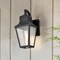 Nuvo Lawrence - 1 Light Small Wall Lantern - Matte Black with Clear Seeded Glass 60/8131 - alternate 4